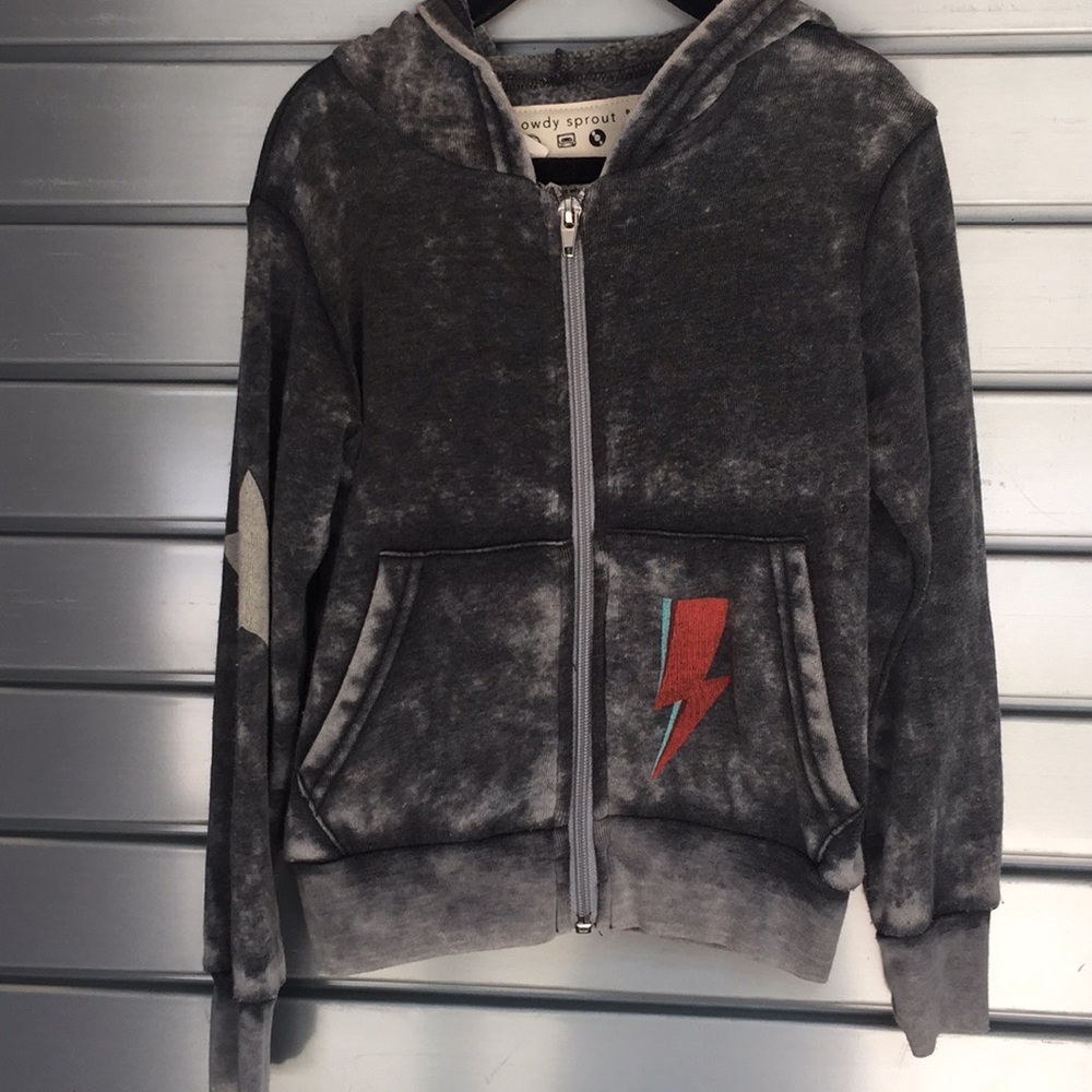Rowdy Sprout-David Bowie Zip-up Hoodie - Picture 3 of 3